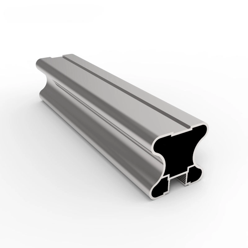 Aluminium adapté aux besoins du client de profil en aluminium de fenêtre de porte de garde-robe de portes de rouleau de couleur