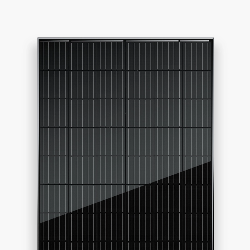 Module solaire monofacial de cellule photovoltaïque encadré par feuille arrière noire de 315-330W