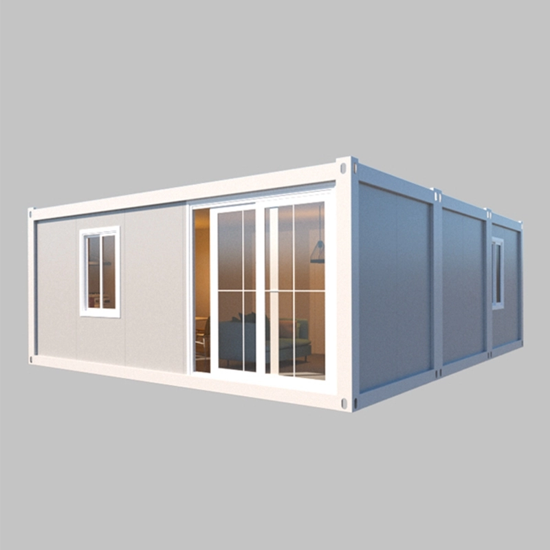 Installation rapide de la maison/bureau/dortoir de conteneur de matériaux préfabriqués mobiles modulaires en acier