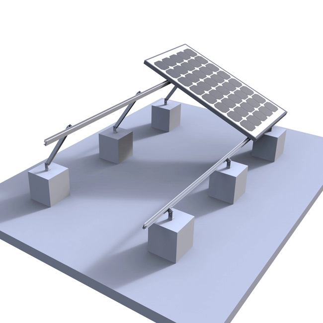 Système de montage pour toit plat à angle fixe SunRack II