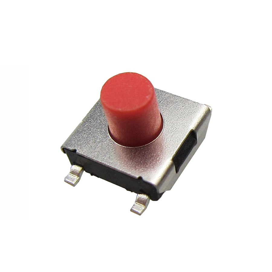 Commutateur tactile SMD ultra fin avec bouton rouge