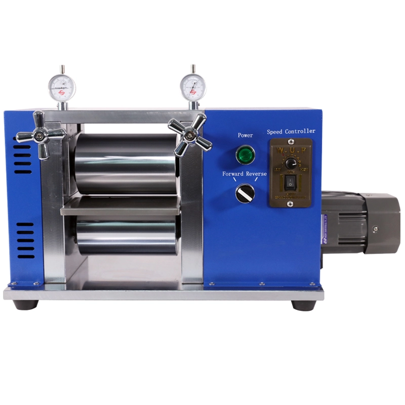 Machine électrique verticale de presse de petit pain de laboratoire pour le calandrage d'électrode de la batterie 18650