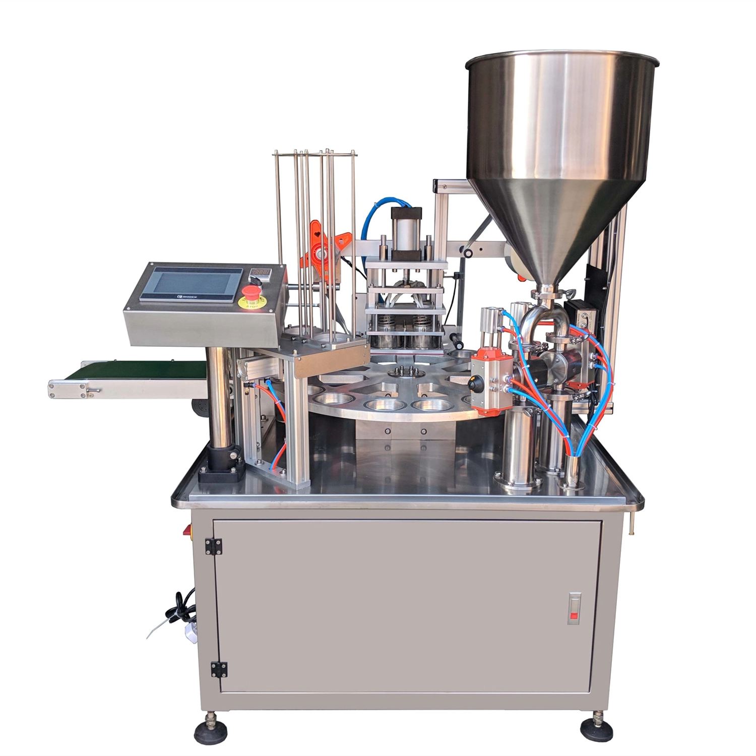 Machine de remplissage et de scellement de gobelets rotatifs pour gobelet d'eau de yaourt