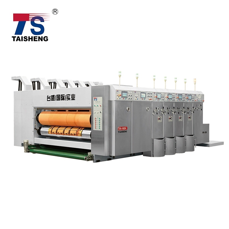Imprimante flexographique slotter machine de découpe TSV2 920 automatique