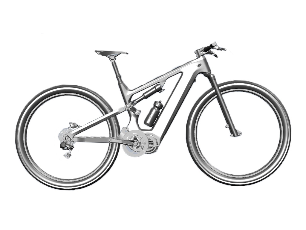 Nouveau moule BAFANG G510 cadre de vélo électrique à suspension complète