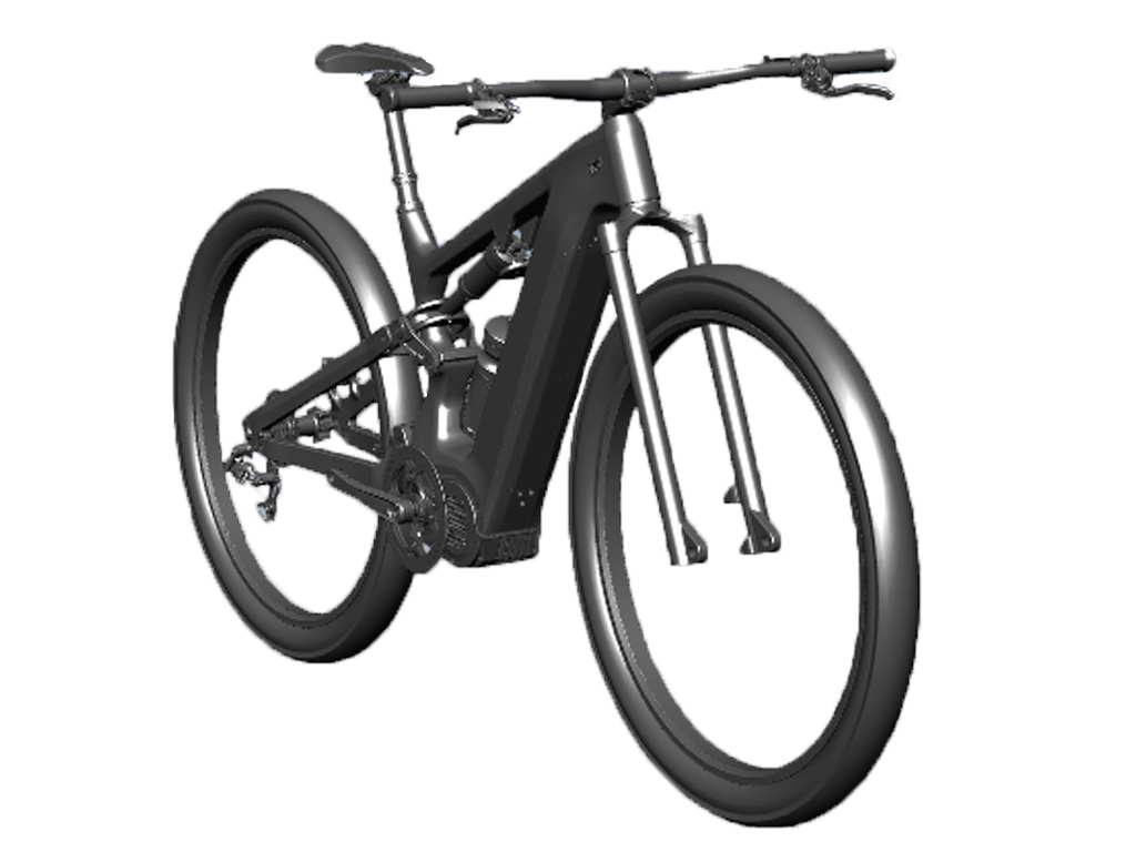 Nouveau moule BAFANG G510 cadre de vélo électrique à suspension complète