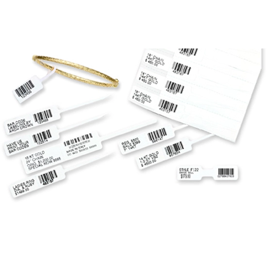 Étiquette imprimable de code à barres de bijoux de rouleau thermique Rfid