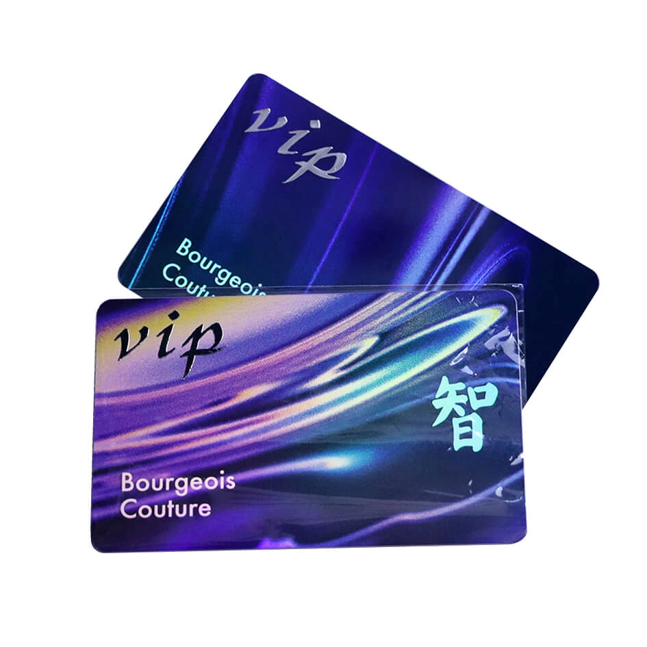 Cartes de fidélité imprimables en plastique PVC 13,56 MHz I-CODE SLI