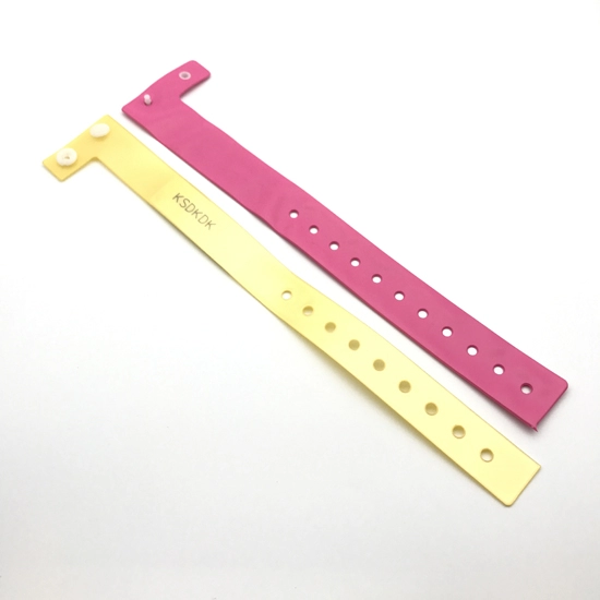 Bracelets de festival en PVC jetables RFID pour contrôle d'accès