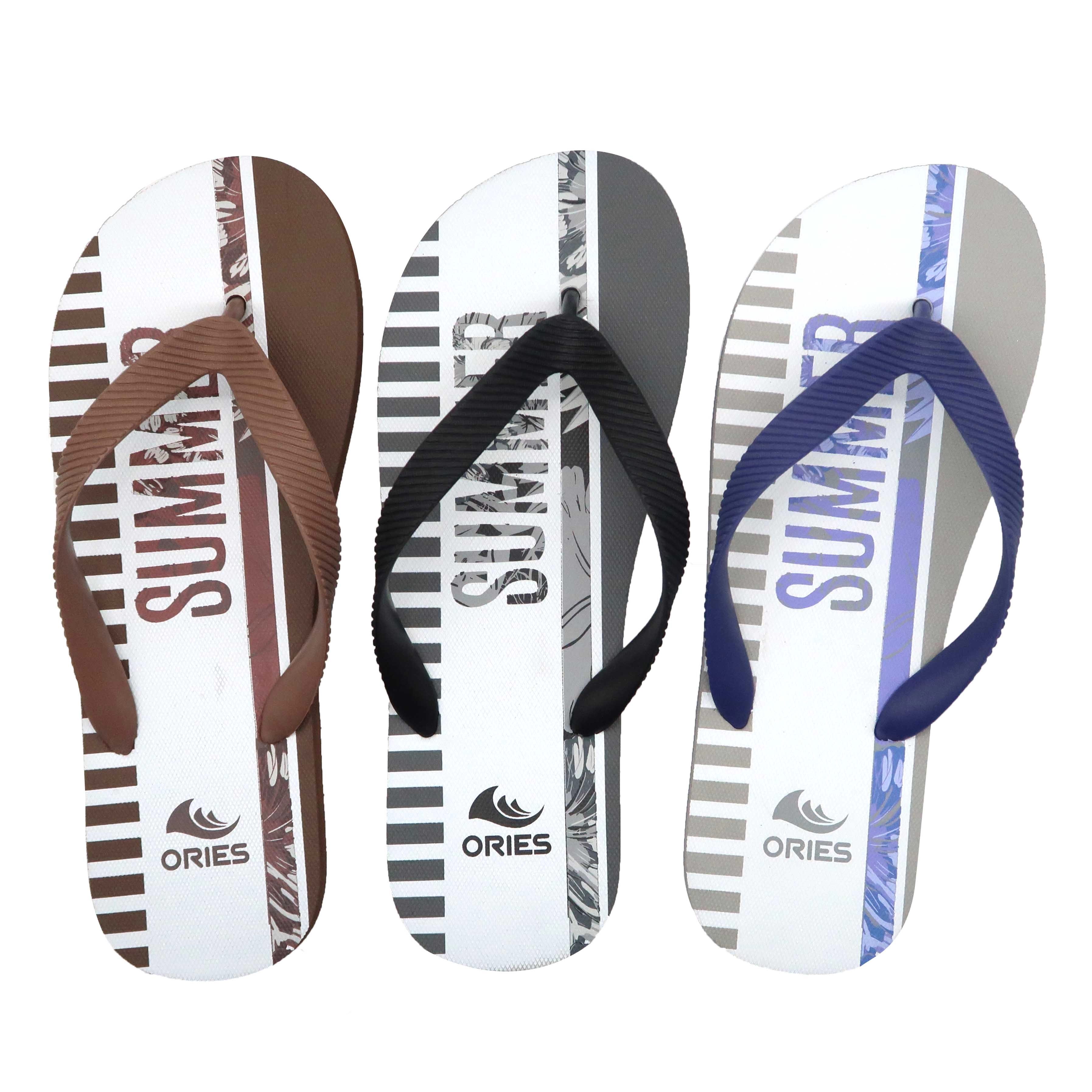 Nouvelle conception populaire discount durable couleur pourpre solide mens pas cher grande taille sandale flipflop en caoutchouc de plage avec logo