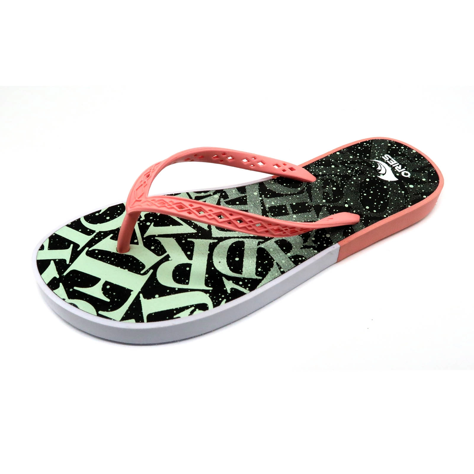 EVA autour du bord de la semelle et sangle sculptée fashion girl Flip Flops Sandal