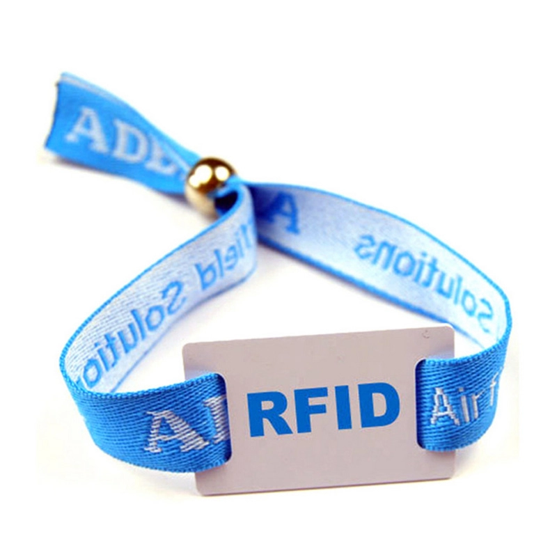 Bracelet tissé RFID 13,56 MHz pour les événements