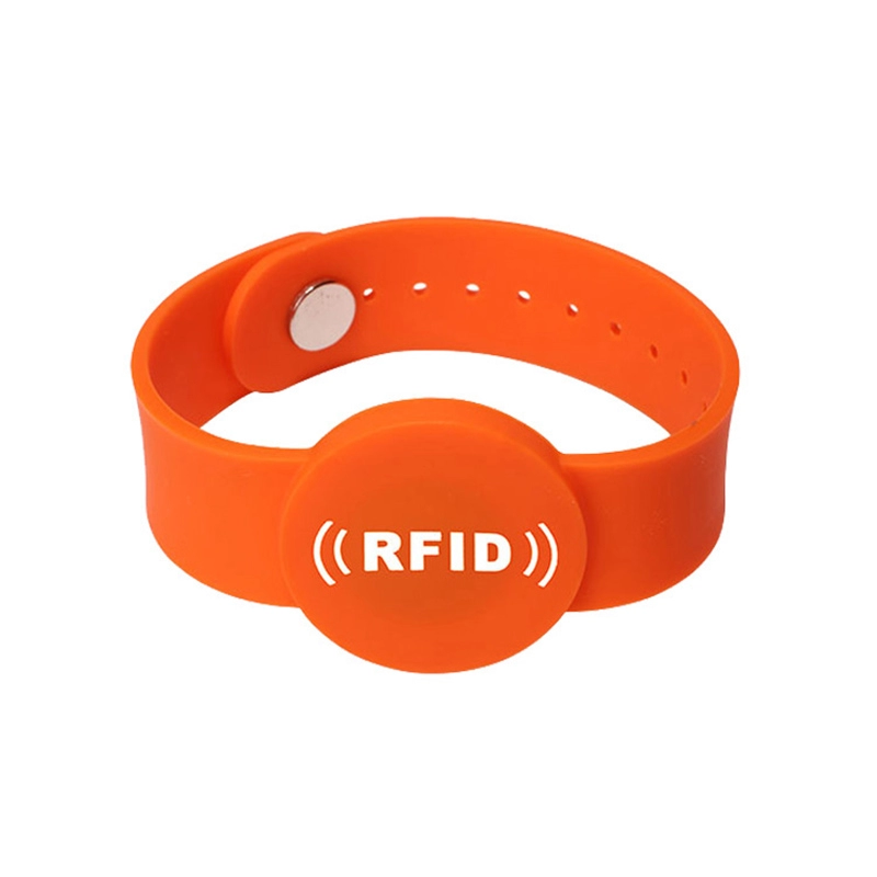 Bracelets anti-effraction RFID en silicone réglables
