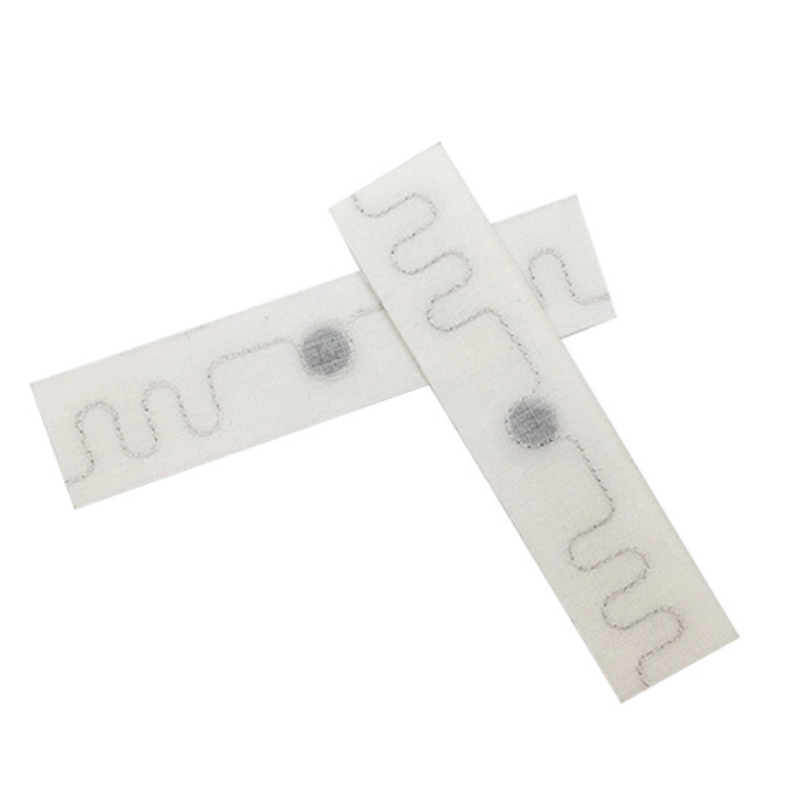 Étiquette de linge RFID UHF Monza R6 lavable en tissu imperméable à haute température