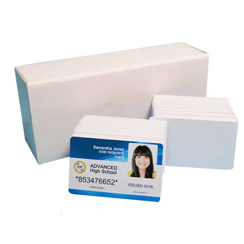Carte d'identité en PVC imprimable à jet d'encre CR80 pour imprimante Epson l800