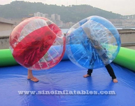 Ballon de football gonflable à bulles en TPU pour enfants N adultes avec harnais de qualité de Sino Inflatables
