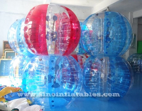 Ballon de football gonflable à bulles en TPU pour enfants N adultes avec harnais de qualité de Sino Inflatables