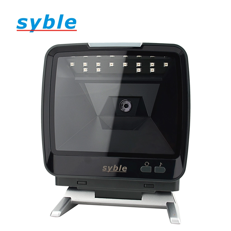 Scanner de code-barres de bureau 2D haute performance Syble avec une grande plate-forme d'imagerie Angel Viewing