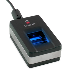 Lecteur biométrique d'empreintes digitales portable Crossmatch U.are.U 5300 avec capteur d'empreintes digitales optique Digitalpersona