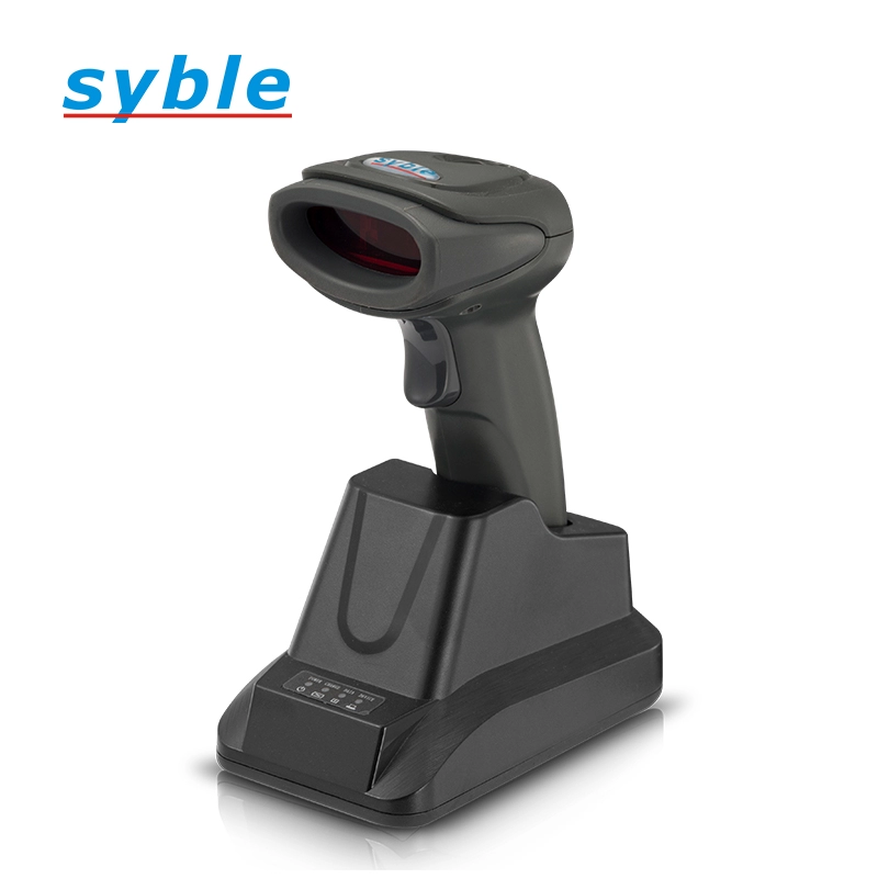 Scanner de codes-barres laser sans fil Syble 2.4G 1D avec haute sensibilité