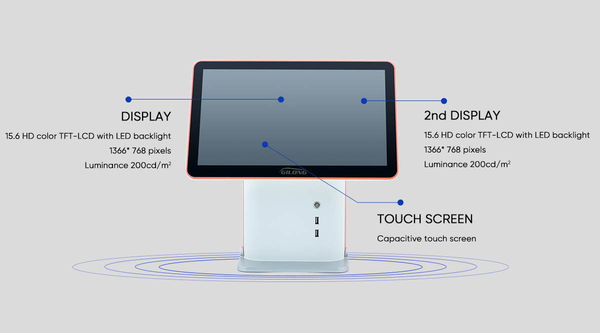 15.6 inch windows pos