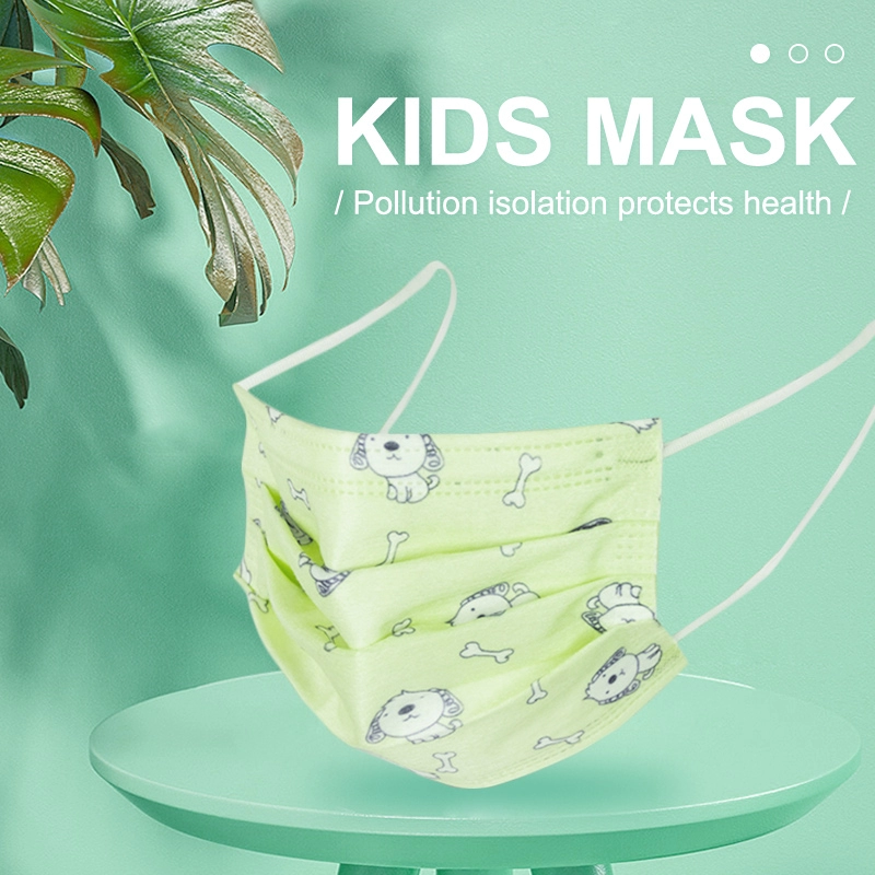 Masque facial non tissé 3 plis personnalisé pour enfants