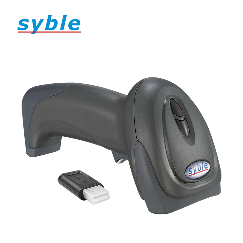 Lecteur de code QR longue portée Scanner de code-barres sans fil USB Bluetooth 2D avec récepteur USB