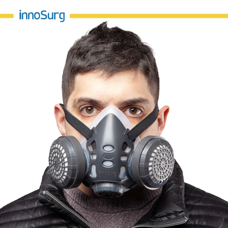 Le demi-masque respiratoire pour produits chimiques et gaz