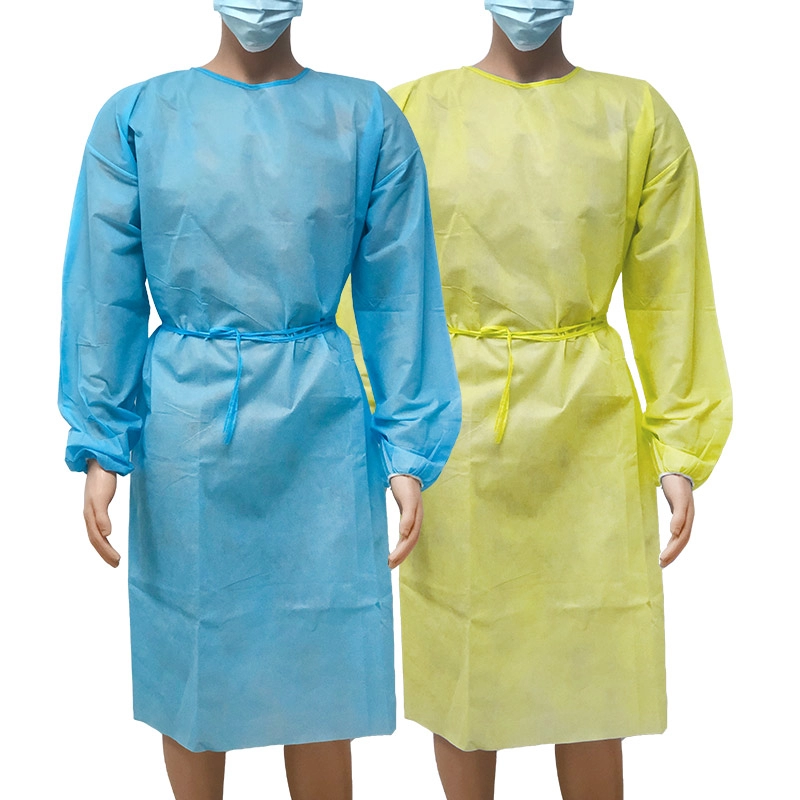 Blouse chirurgicale jetable imperméable uniforme d'hôpital Vêtements chirurgicaux d'hôpital