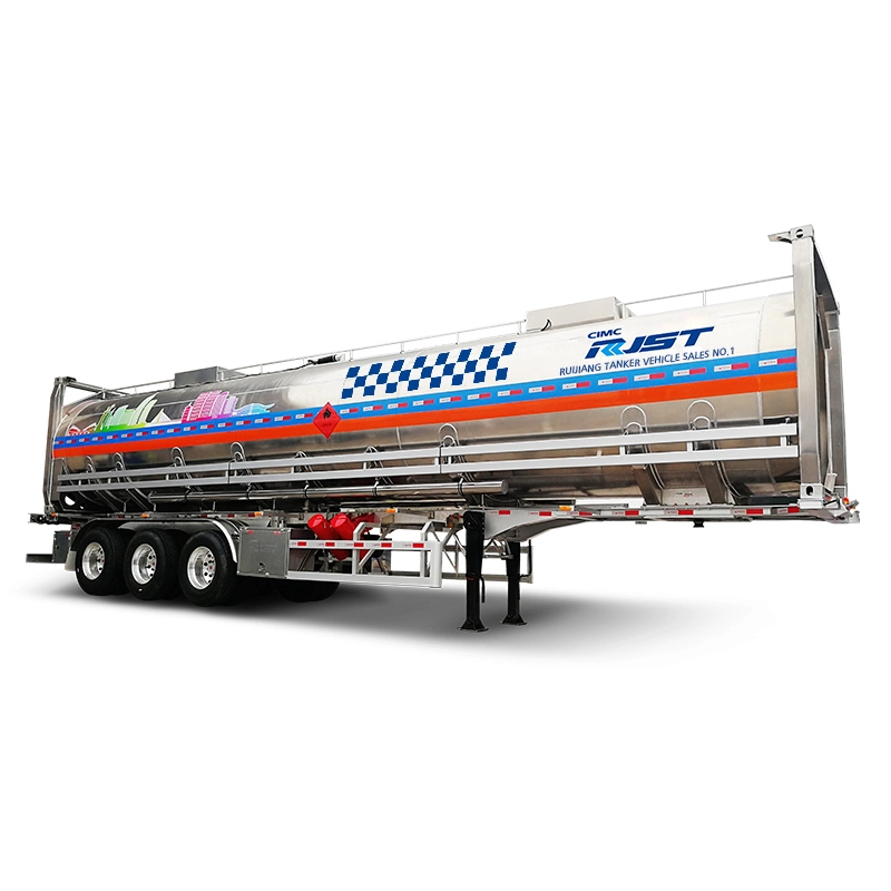 Citerne conteneur de liquide en alliage d'aluminium - Camion de liquide CIMC RJST