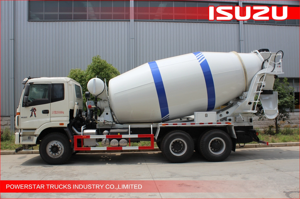 10m3 12m3 Mélangeurs de camion de ciment Isuzu de qualité supérieure