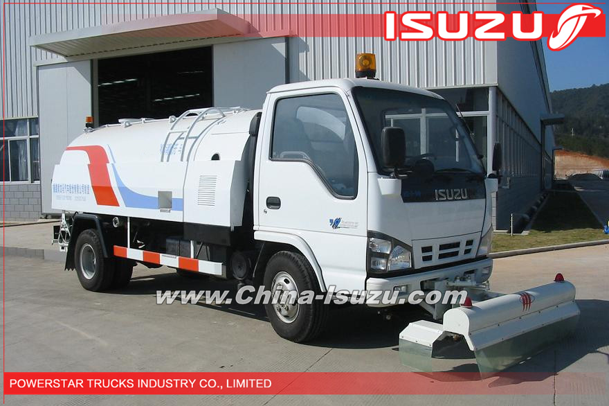 Camion de lavage d'égouts de fabrication haute pression 5000L ISUZU