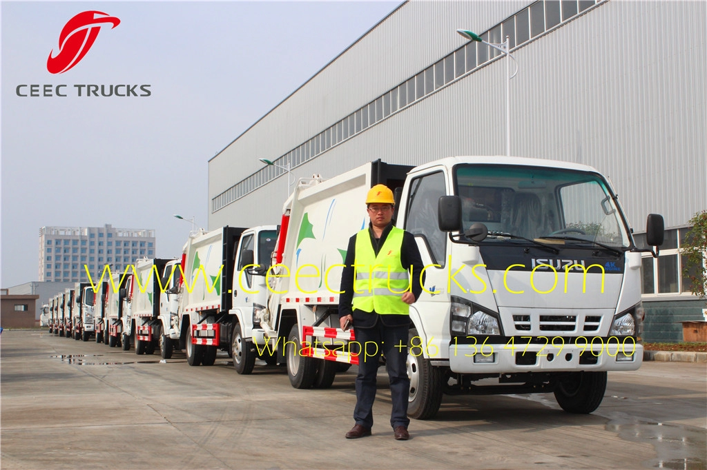 5 camions compacteurs de déchets CBM