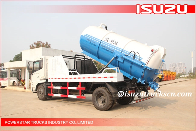 Camion d'aspiration sous vide monté sur camion FVR FVZ Isuzu de 14 000 litres en Ouganda