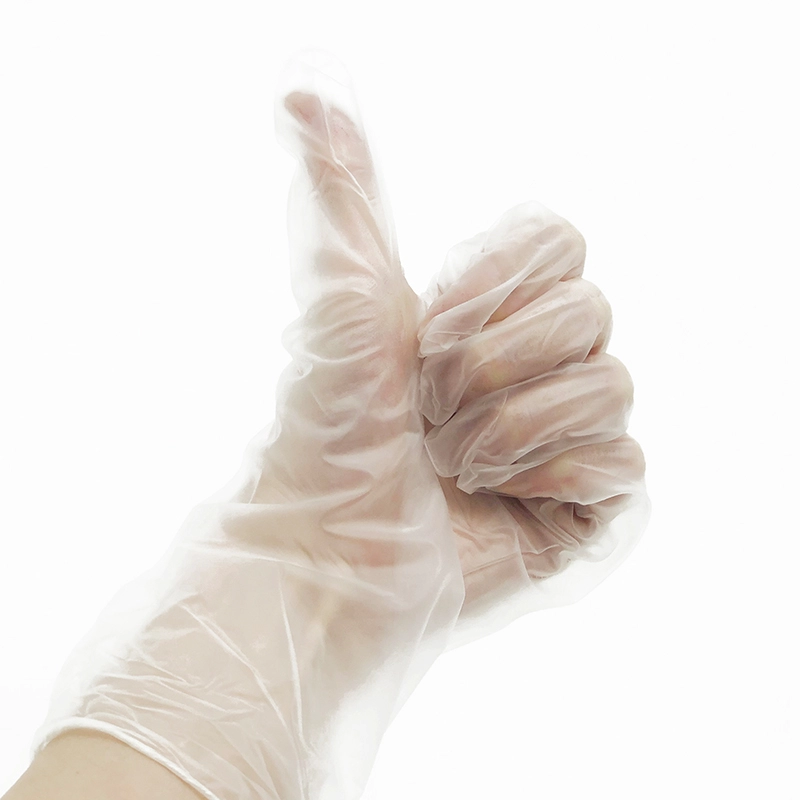 Fabricant cuisine ménage propre gants en vinyle de qualité alimentaire gants en PVC sans poudre gants de sécurité