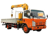 Grue montée sur camions Isuzu personnalisée de 5 tonnes à vendre