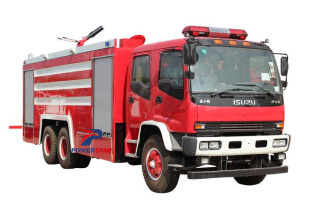 Japon Isuzu mousse à eau lutte contre l'incendie camion de pompiers tendre