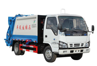 La ville de 5 tonnes a utilisé des camions Isuzu de camion de compacteur d'ordures