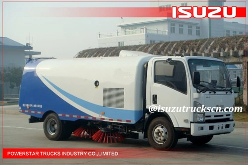 Nouveau camion de balayeuse de route de type humide sous vide ELF / 700P Isuzu