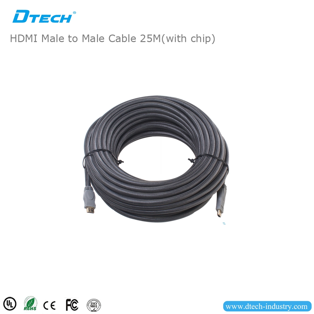 Câble HDMI DTECH DT-6625C 25M avec puce