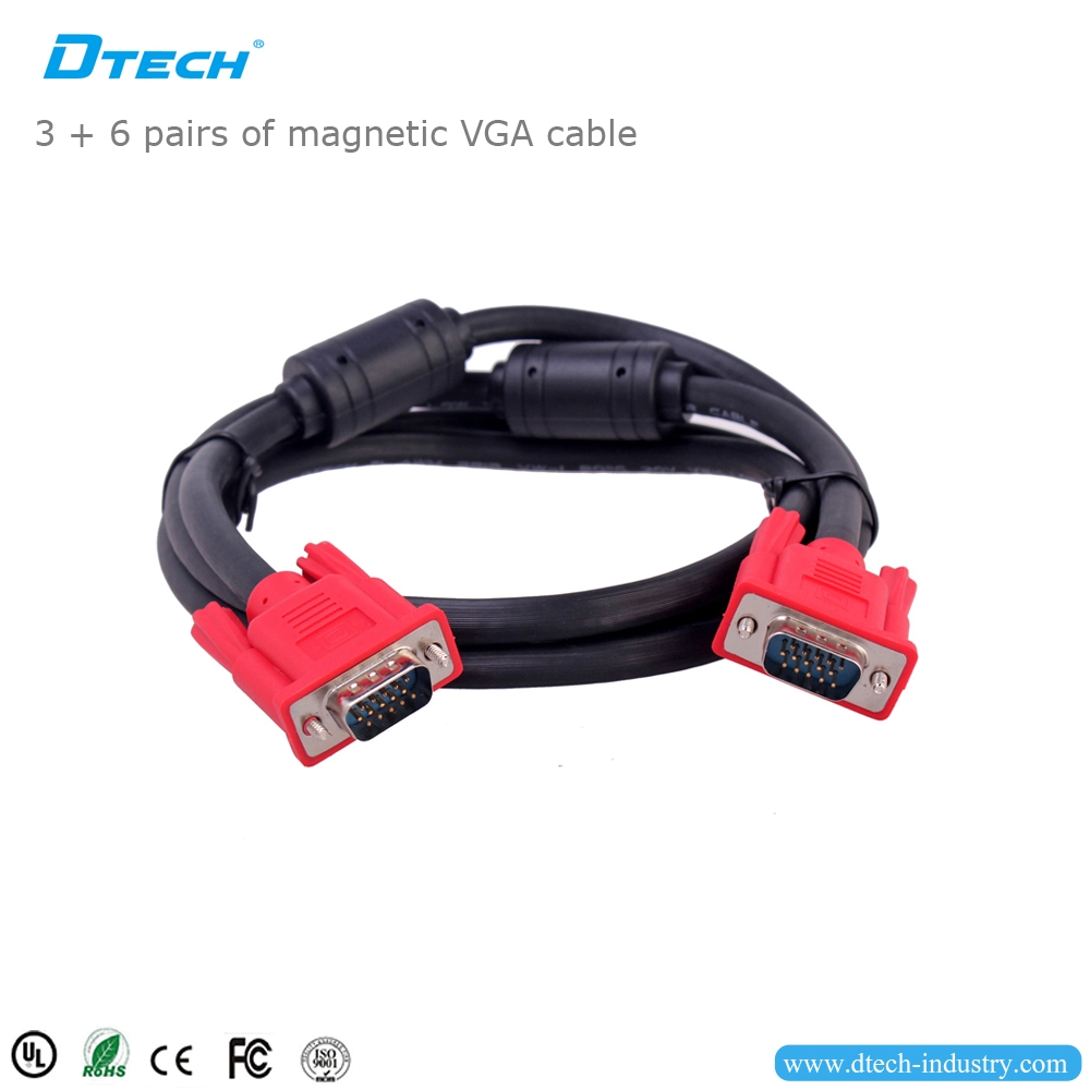 DTECH DT-6916 VGA 3+6 1.6M Câble VGA