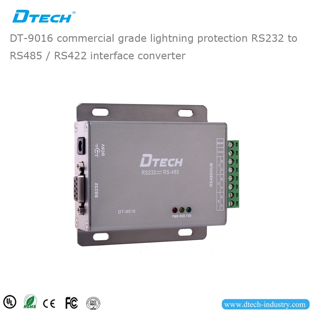 DTECH DT-9016 Isolation photoélectrique industrielle Répéteur RS-485