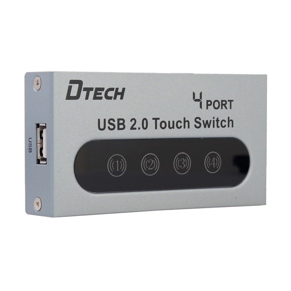 DTECH DT-8341 Sélecteur d'impression à partage manuel USB 4 ports