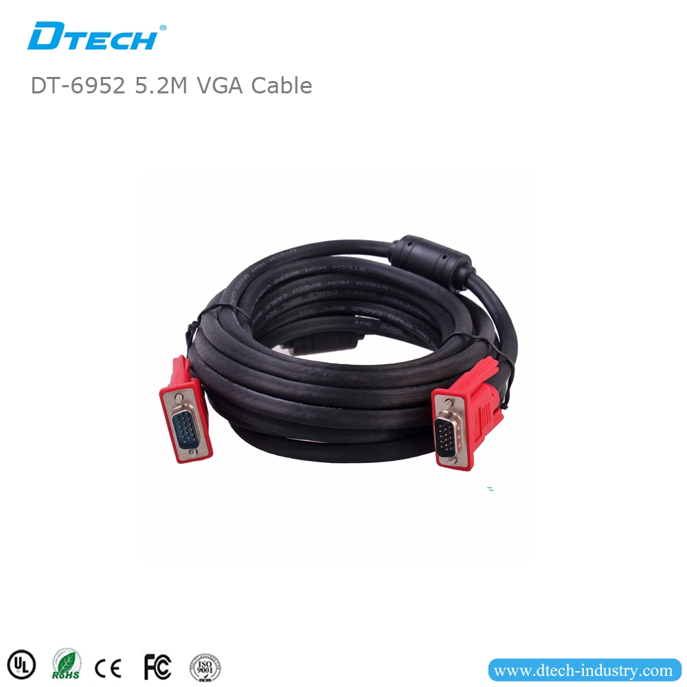 DTECH DT-6980 VGA 3+6 8M Câble VGA