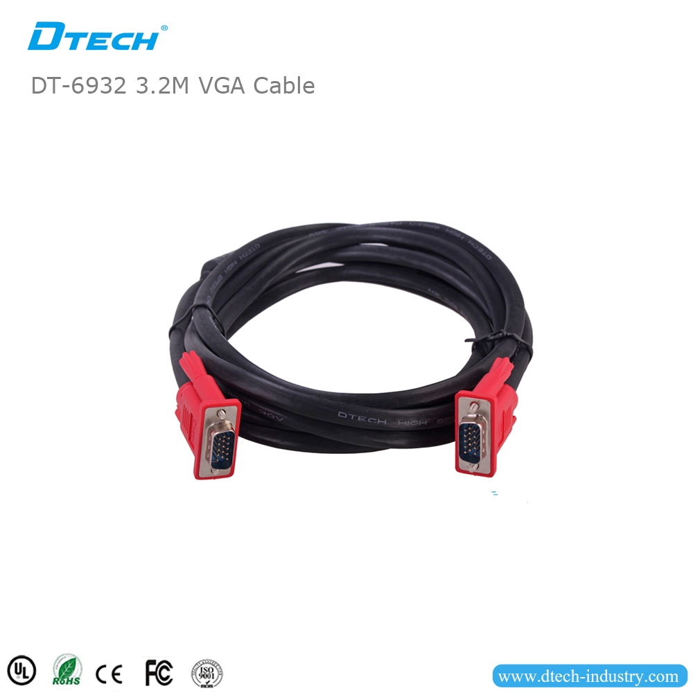 DTECH DT-6932 VGA 3+6 3.2M Câble VGA