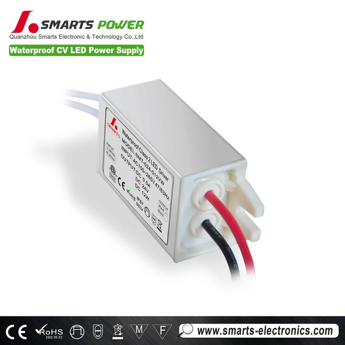 Alimentation LED AC à DC 24V 12W à tension constante