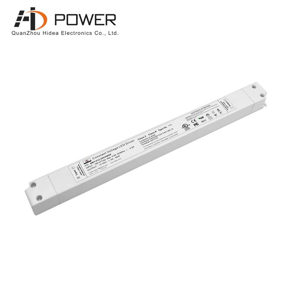 Alimentation led non dimmable 277vac 12vdc 60w