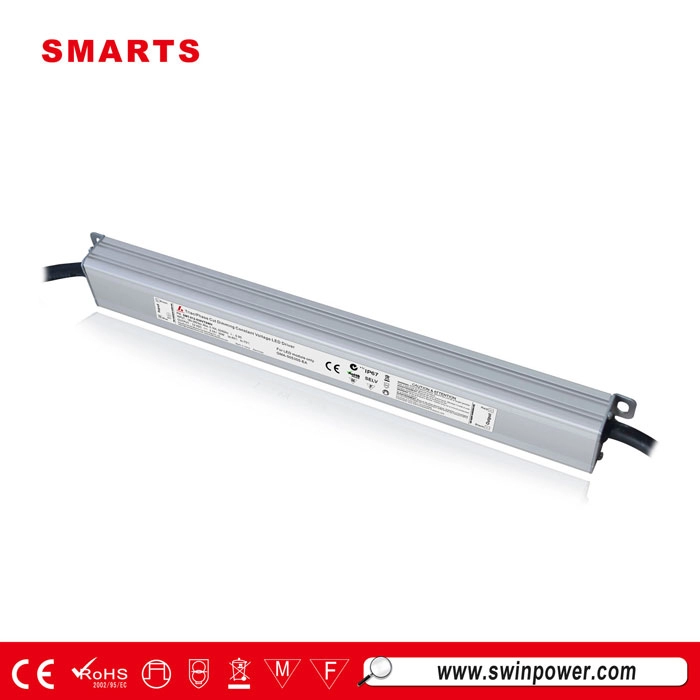 triac dimmable 24v 4a type slim led driver 96w alimentation avec certification SAA