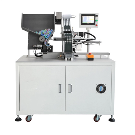 Machine de collage de papier terminale de batterie cylindrique automatique d'efficacité élevée de production
