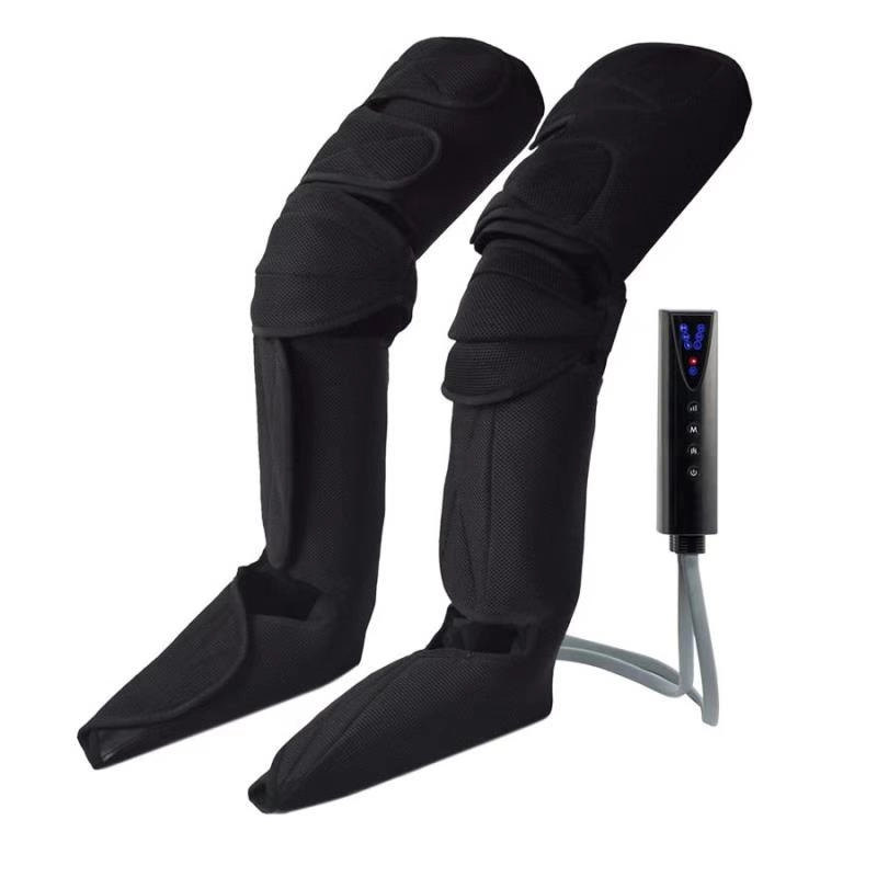 Appareil de massage des pieds, des mollets, des genoux et des jambes à compression d'air avec chauffage